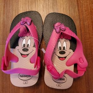 Havaianas Minnie Mouse Baby Sandals-Size 6